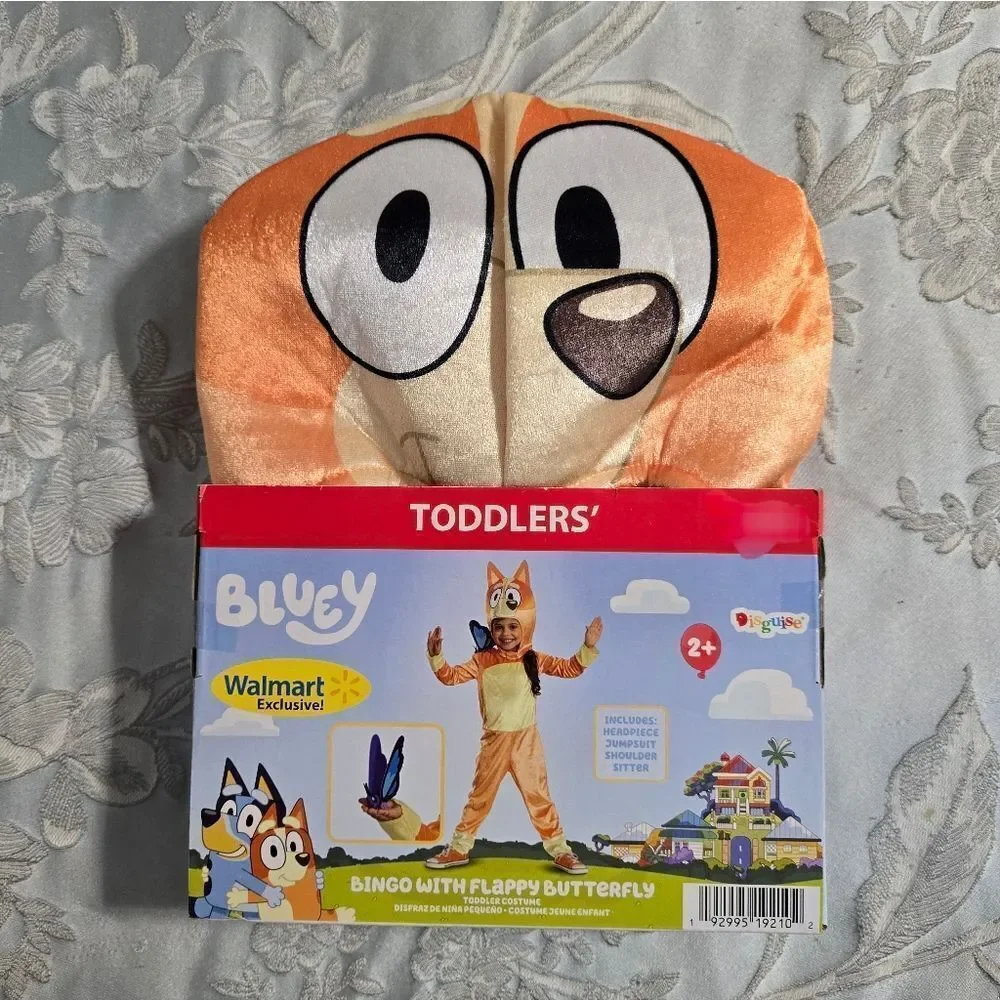 New Bluey Bingo with Flappy Butterfly Halloween Deluxe Costume